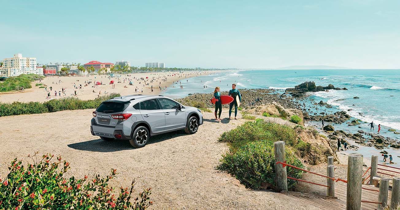 Family with Subaru XV e-BOXER
